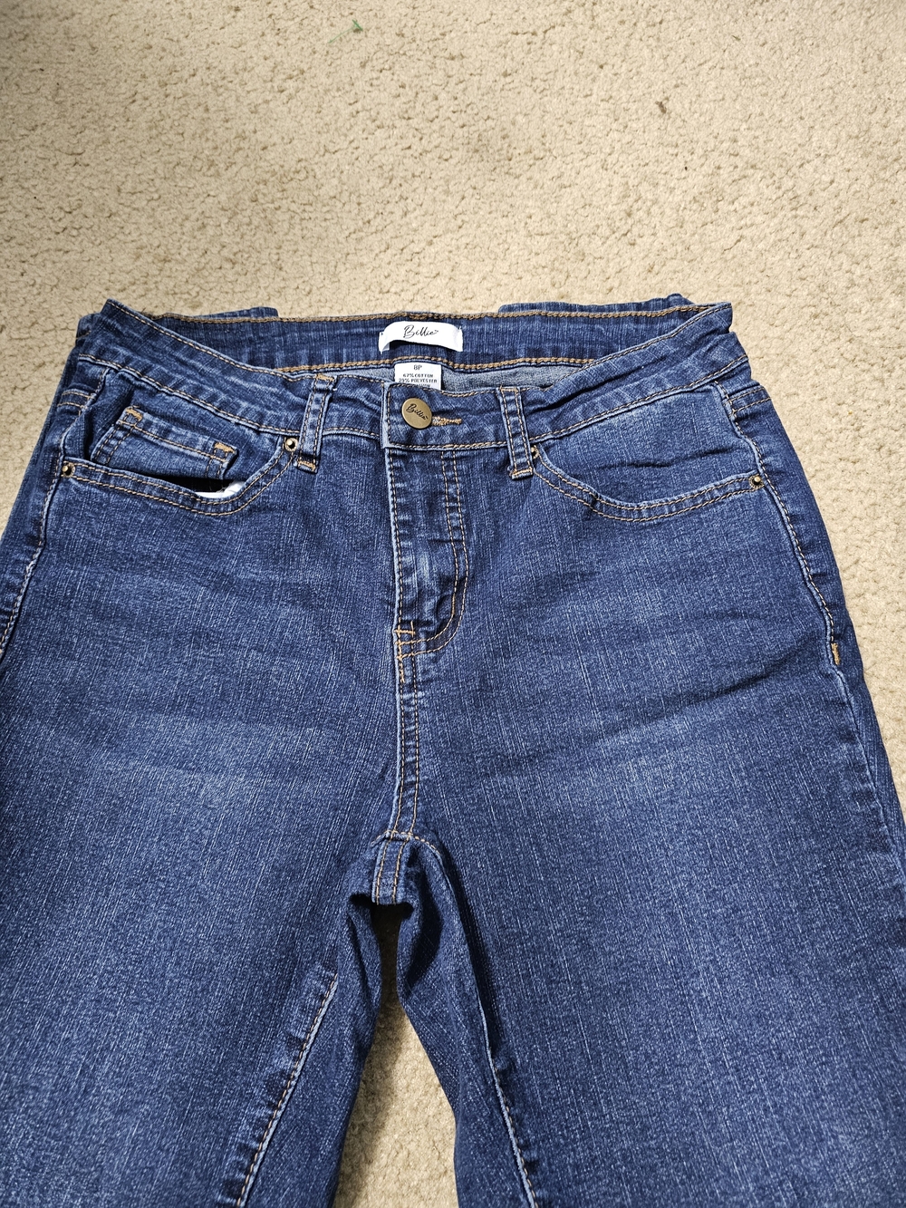 Billie Women's Dark Wash Stretch Jeans Size 8P